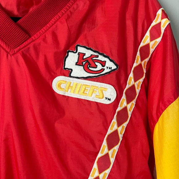 Vintage Unique Sports Kansas City Chiefs Pullover Rain Jacket Size Large - Picture 9 of 9